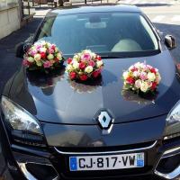 Voiture 1 Bouquet Mariée Mariage valenciennes fleurs fleuriste hé fleur et moi le Quesnoy Saint amand Denain