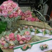 Bouquet de mariée bohème chic romantique Hé fleur et moi fleuriste de Valenciennes