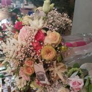 Bouquet de mariée bohème chic voyage vintage Hé fleur et moi fleuriste de Valenciennes