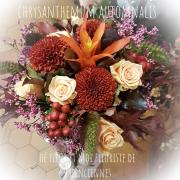 Bouquet de mariée automne flamboyant Valenciennes nord Hé fleur et moi fleuriste de Valenciennes