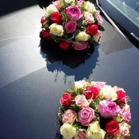 Voiture 2 Bouquet Mariée Mariage valenciennes fleurs fleuriste hé fleur et moi le Quesnoy Saint amand Denain