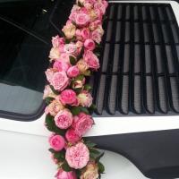 Voiture chemin de roses infinity 85 Bouquet Mariée Mariage valenciennes fleurs fleuriste hé fleur et moi le Quesnoy Saint amand Denain