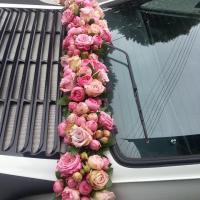 Voiture chemin de roses infinity 85 Bouquet Mariée Mariage valenciennes fleurs fleuriste hé fleur et moi le Quesnoy Saint amand Denain